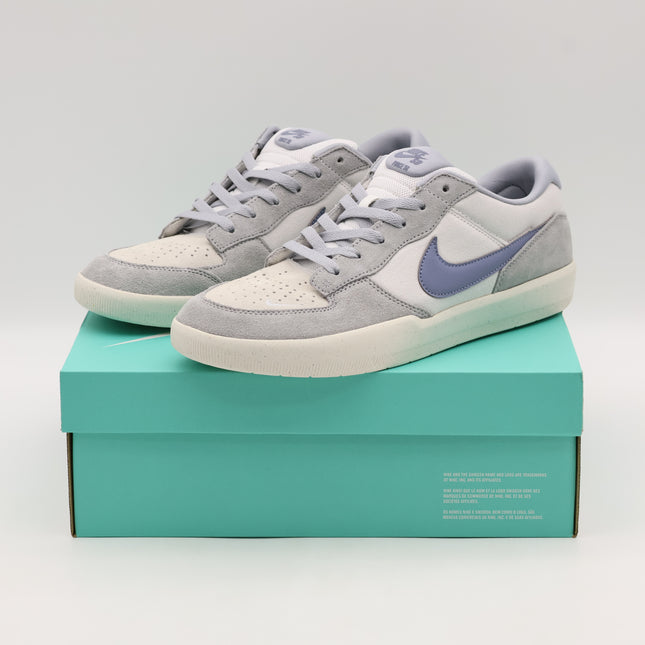 IH0636-141 Nike SB Force 58 Skateboarding Shoes White Sail Wolf Grey (Men's)
