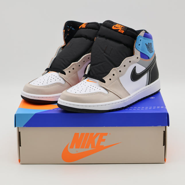 DC6515-100 Nike Air Jordan 1 Retro High OG Prototype Black White Blue Orange