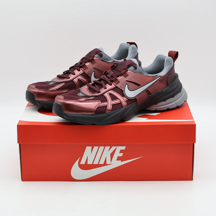 Nike V2K Run Burgundy Crush Dark Team Red Cool Grey Metallic Silver (Men's)