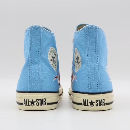 31314050 Hot Wheels Converse All Star Aged FL Hi Sky Blue (Men's)