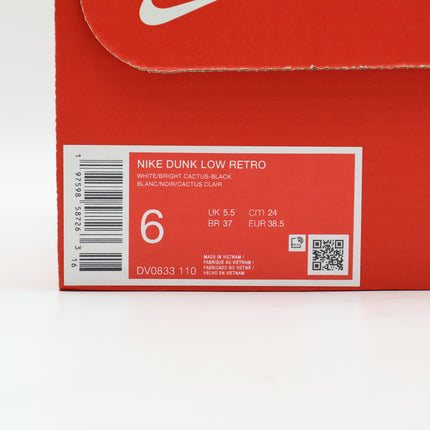 DV0833-110 Nike Dunk Low Retro Bright Cactus (Men's)