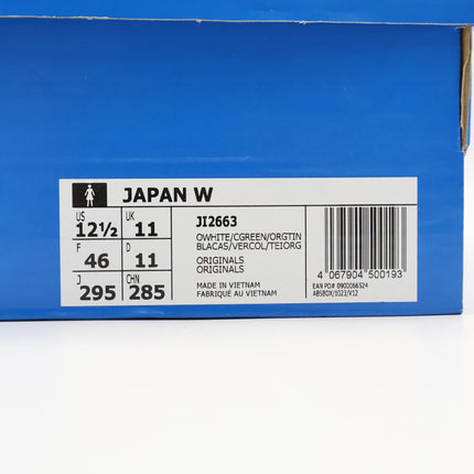 JI2663 adidas Originals Japan Off White Collegiate Green Orange Tint (Women's)