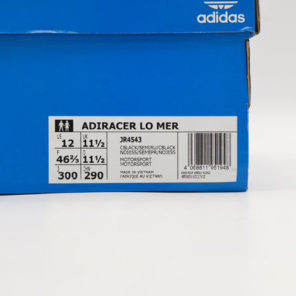 JR4543 Mercedes AMG PETRONAS F1 Team adidas Adiracer Lo Core Black Semi (Men's)