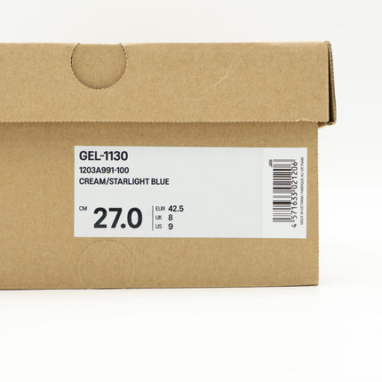 1203A991-100 KITH �~ Asics Gel-1130 Cream Starlight Blue (1203A991-100) (Men's)