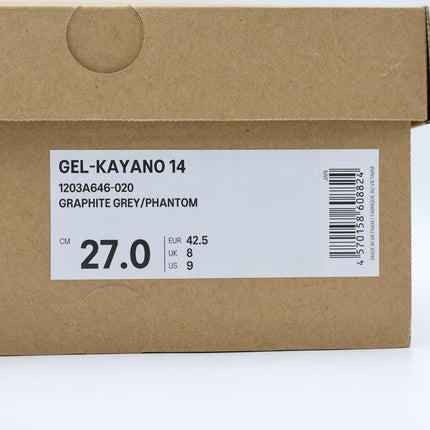 1203A646-020 ZUTOMAYO ZTMY Asics Gel-Kayano 14 Graphite Grey Phantom (Men's)