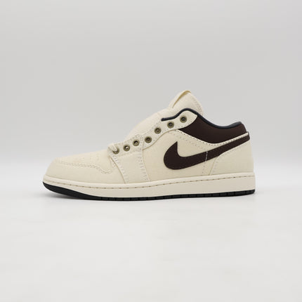 IB8058-110 Nike Air Jordan 1 Low PRM Pale Ivory (Men's)