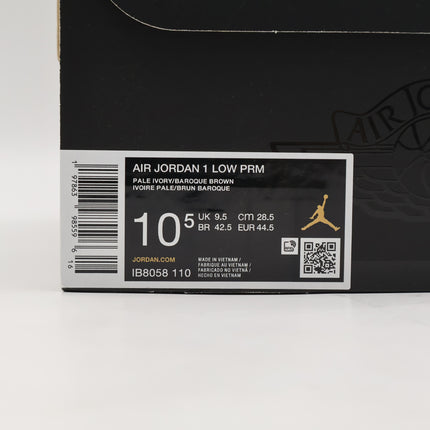IB8058-110 Nike Air Jordan 1 Low PRM Pale Ivory (Men's)