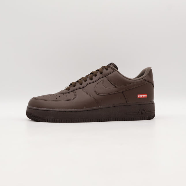CU9225-200 Supreme Nike Air Force 1 Low Baroque Brown Chocolate Coffee (Men's)