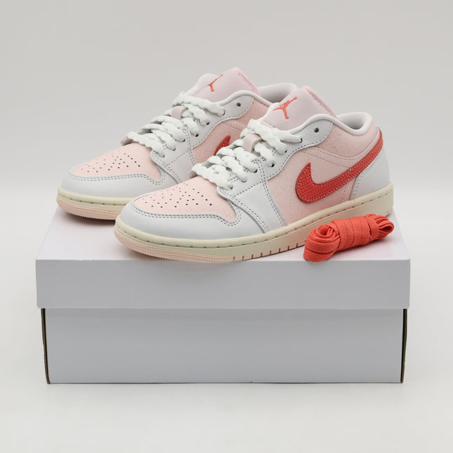IB8156-133 Nike Air Jordan 1 Low SE Strawberry Milkshake (Women's)