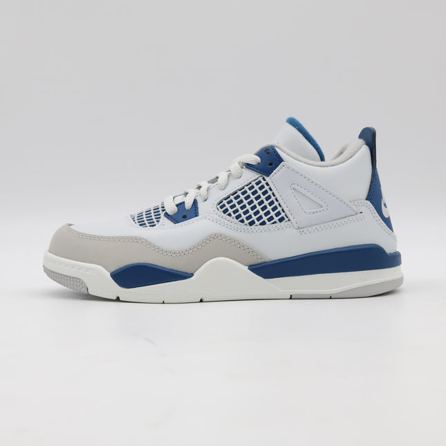 BQ7669-141 Nike PS Air Jordan 4 Retro Industrial Blue