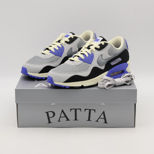 HF8814-002 Patta Nike Air Max 90 Sapphire and Particle Grey (Men's)