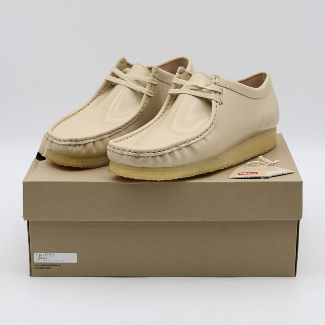 26176857 Supreme Clarks Patent Leather Wallabee Beige (Men's)