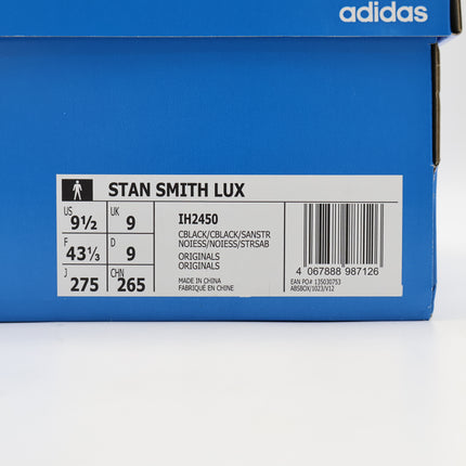 IH2450 adidas Originals Stan Smith Lux Core Black Sand Strata (Men's)