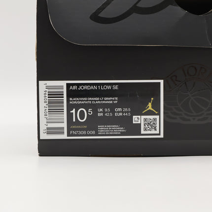 FN7308-008 Nike Air Jordan 1 Low SE Vivid Orange (Men's)