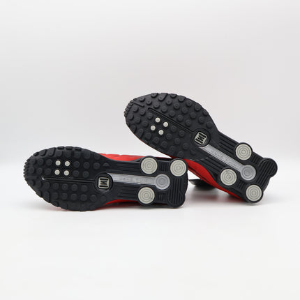 HQ1988-600 Nike Shox R4 University Red Black Metallic Silver (Men's)