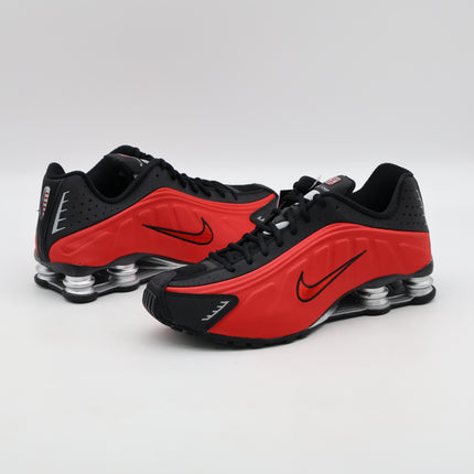 HQ1988-600 Nike Shox R4 University Red Black Metallic Silver (Men's)