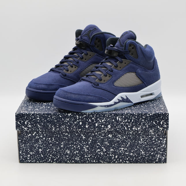 FD6812-400 Nike Air Jordan 5 Retro SE Midnight Navy Blue Georgetown Grey (Men's)