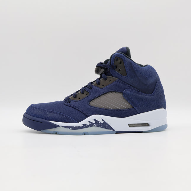 FD6812-400 Nike Air Jordan 5 Retro SE Midnight Navy Blue Georgetown Grey (Men's)