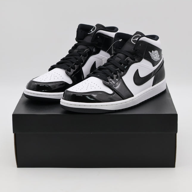 DD1649-001 Nike Air Jordan 1 Mid SE All-Star Carbon Fiber Black White Panda