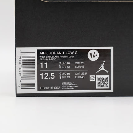 DD9315-002 Nike Air Jordan 1 Low Golf Wolf Grey (Men's)