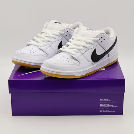 CD2563-101 Nike Dunk Low SB White Gum Black Gum Light Brown (Men's)