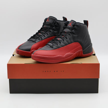 CT8013-002 Nike Air Jordan 12 Retro Flu Game Black and Varsity Red (2025)