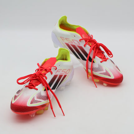 IE1282 adidas F50 Elite HG Cloud White Core Black Solar Yellow (Men's)