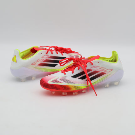IE1282 adidas F50 Elite HG Cloud White Core Black Solar Yellow (Men's)