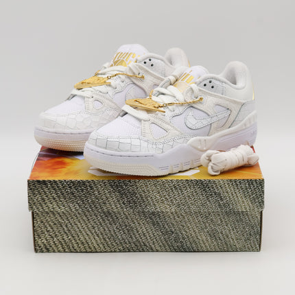 HF7630-100 NIGO Nike Air Force 3 Low White Metallic Gold Heel Logo NIGO (Men's)