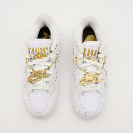 HF7630-100 NIGO Nike Air Force 3 Low White Metallic Gold Heel Logo NIGO (Men's)