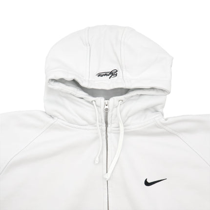 Supreme Nike Zip Up Hooded Sweatshirt White