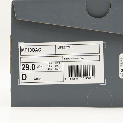 MT10OAC New Balance MT10 Black Castlerock (Men's)