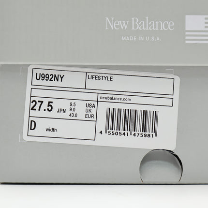 U992NY New Balance 992 Navy 2025 (Men's)