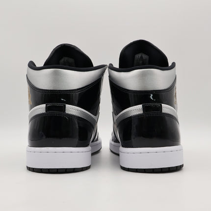 HV0789-010 Nike Air Jordan 1 Mid Black Patent (Men's)