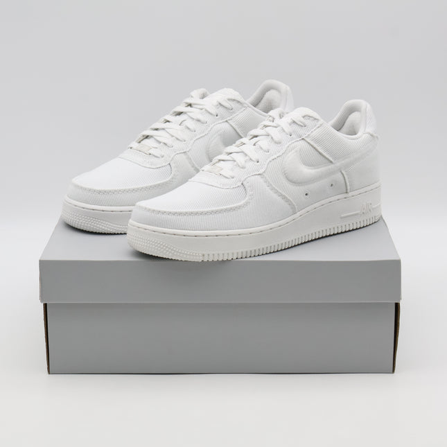 HV1204-100 Nike Air Force 1 Low Canvas Triple White (Men's)