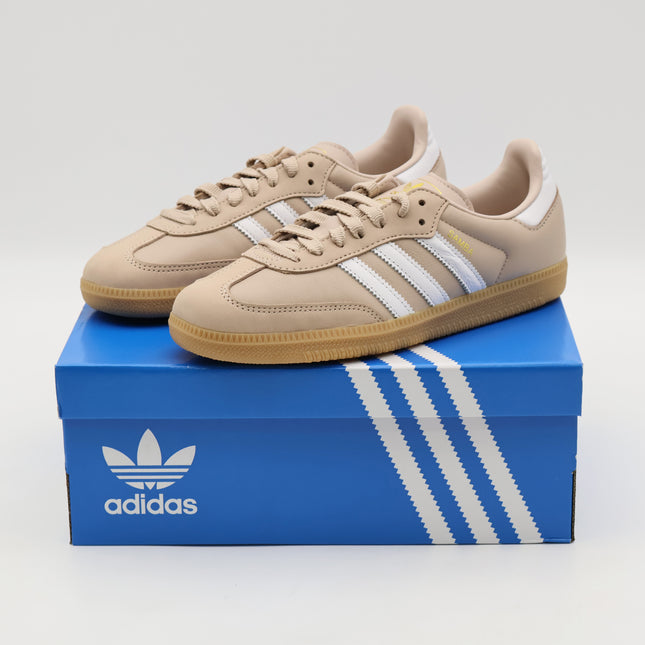 IE6523 adidas Originals Samba OG Wonder Taupe Footwear White Gold (Women's)