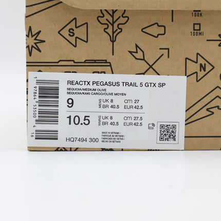 HQ7494-300 Nike Pegasus Trail 5 GORE-TEX Sequoia Cargo Khaki (Men's)