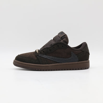 DO5442-202 Travis Scott Nike PS Air Jordan 1 Low OG SP Velvet Brown Dark (Kid's)