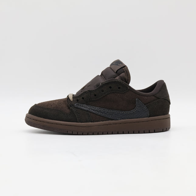 DO5442-202 Travis Scott Nike PS Air Jordan 1 Low OG SP Velvet Brown Dark (Kid's)