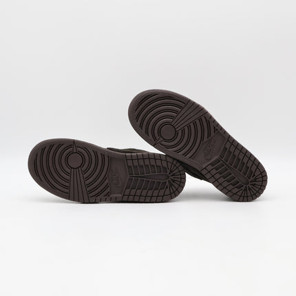 DO5442-202 Travis Scott Nike PS Air Jordan 1 Low OG SP Velvet Brown Dark (Kid's)