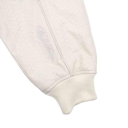 Supreme Nike Leather Varsity Jacket White