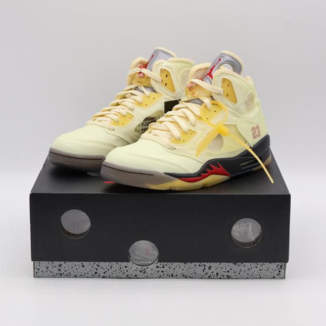 DH8565-100 Off-White �~ Nike Air Jordan 5 Sail (Men's)