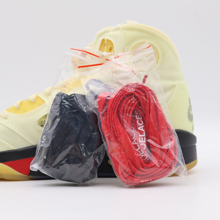 DH8565-100 Off-White �~ Nike Air Jordan 5 Sail (Men's)