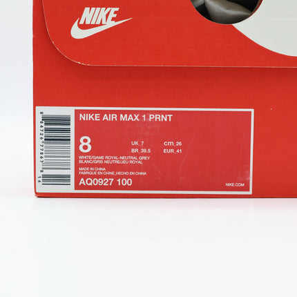 AQ0927-100 ATMOS NIKE AIR MAX 1 BLUE WE LOVE NIKE (Men's)