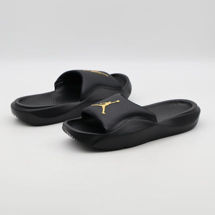 HF3263-007 Nike Jordan Franchise Slides Black Metallic Gold (Men's)