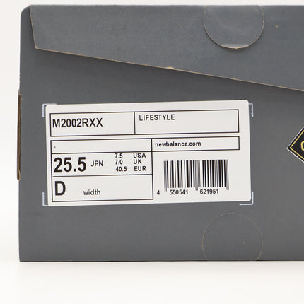 M2002RXX New Balance 2002R GORE-TEX Black White (Men's)