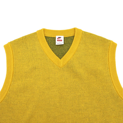 Supreme Nike Sweater Vest Yellow