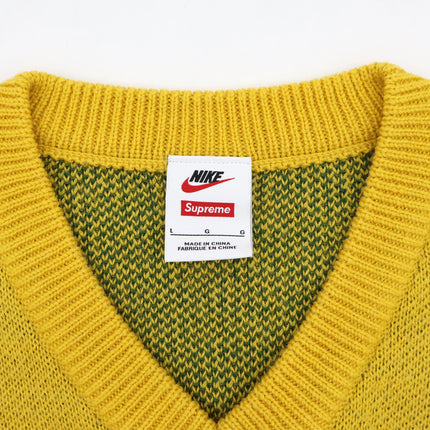 Supreme Nike Sweater Vest Yellow