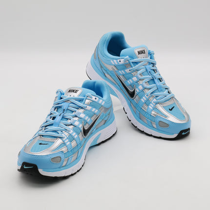 CD6404-401 Nike P-6000 Aquarius Blue Metallic Silver White Black (Men's)