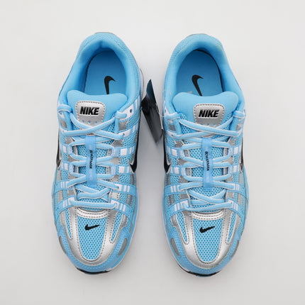 CD6404-401 Nike P-6000 Aquarius Blue Metallic Silver White Black (Men's)
